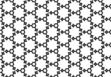 Kusursuz geometrik desenli tasarım çizimi. Arkaplan metni