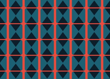 Kusursuz geometrik desenli tasarım çizimi. Arkaplan metni