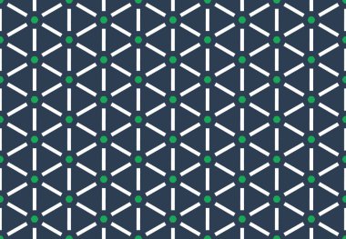 Kusursuz geometrik desenli tasarım çizimi. Arkaplan metni