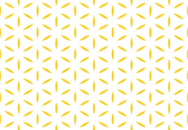 Seamless Geometric Pattern Design Illustration Background Texture Yellow White Colors — 스톡 사진