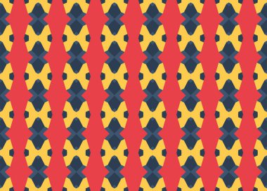 Kusursuz geometrik desenli tasarım çizimi. Arkaplan metni