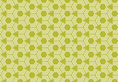 Kusursuz geometrik desenli tasarım çizimi. Arkaplan metni