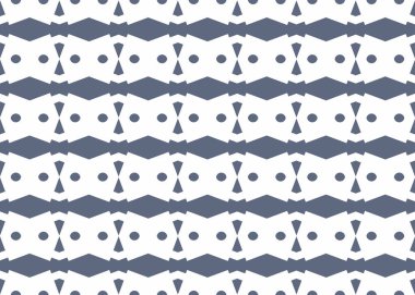 Kusursuz geometrik desenli tasarım çizimi. Arkaplan dokusu. Beyaz ve mavi renklerle.