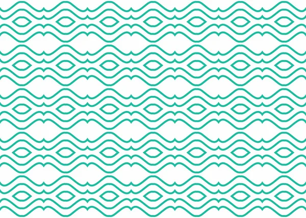 Бесшовная Геометрическая Иллюстрация Дизайна Узора Фон Текстуры Зелеными Белыми Цветами — стоковое фото