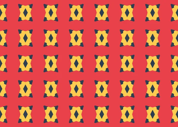 Naadloze Geometrische Patroon Ontwerp Illustratie Achtergrondstructuur Rode Gele Blauwe Kleuren — Stockfoto