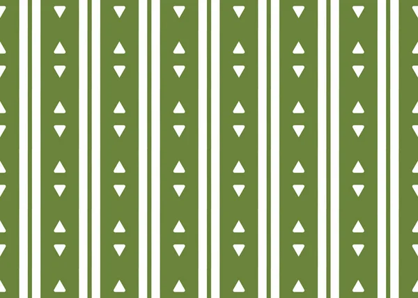 シームレスな幾何学模様のデザインイラスト 背景の質感 緑と白で — ストック写真