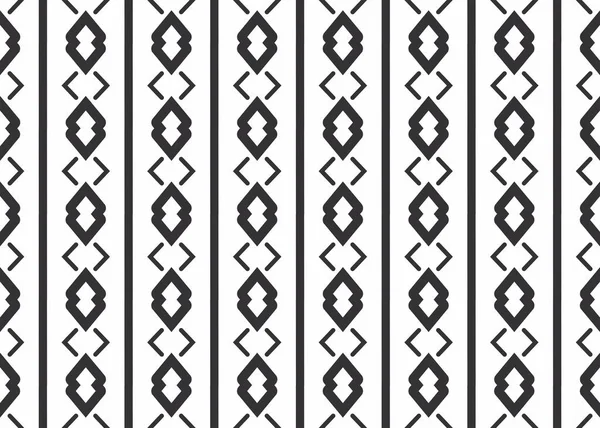 Seamless Geometric Pattern Design Illustration Background Texture Black White Colors — 스톡 사진