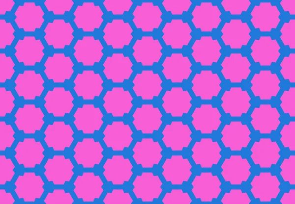 シームレスな幾何学模様のデザインイラスト 背景の質感 青と紫で — ストック写真