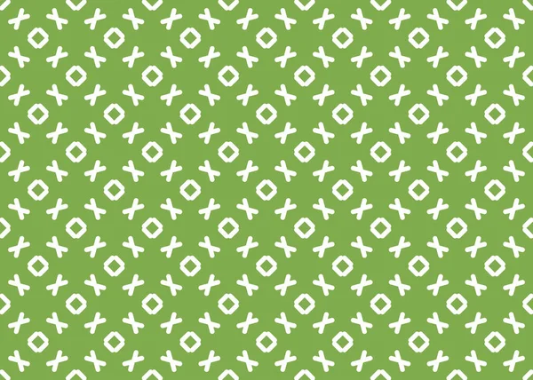 Nahtlose Darstellung Geometrischer Muster Hintergrund Textur Grünen Und Weißen Farben — Stockfoto
