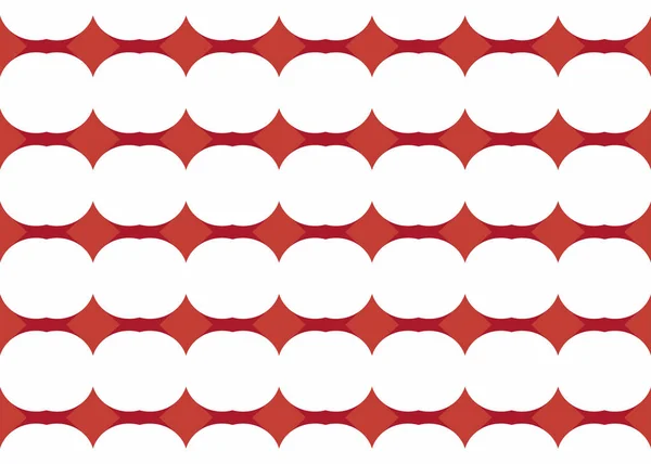 Seamless Geometric Pattern Design Illustration Background Texture Red White Colors — Stock Photo, Image