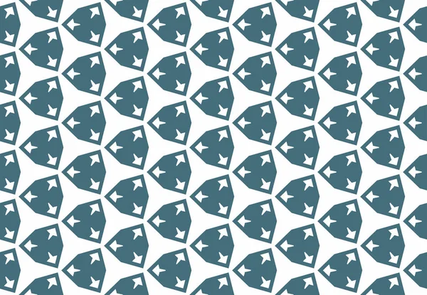 Naadloze Geometrische Patroon Ontwerp Illustratie Achtergrondstructuur Blauw Witte Kleuren — Stockfoto