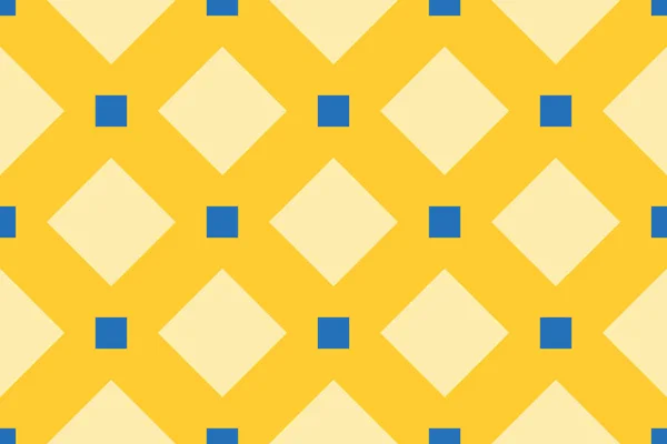 Nahtlose Geometrische Muster Texturen Oder Hintergrundvektoren Gelben Und Blauen Farben — Stockvektor