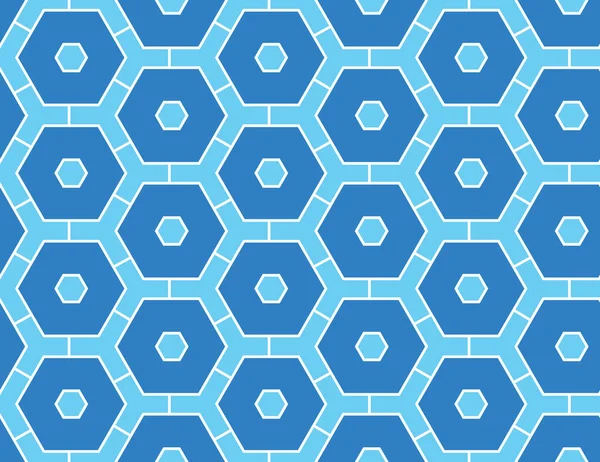 Motif Géométrique Sans Couture Texture Vecteur Fond Bleu Blanc — Image vectorielle