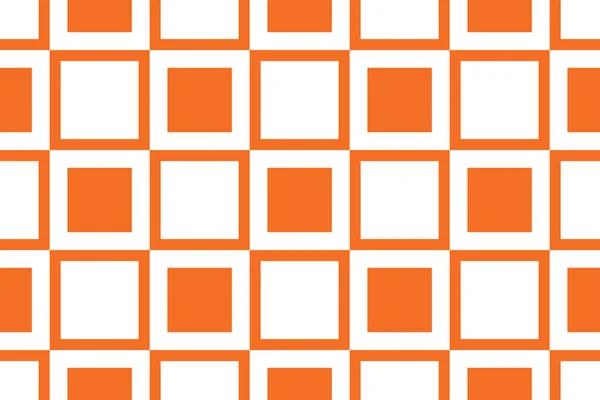 オレンジ色と白色のシームレスな幾何学模様 テクスチャまたは背景ベクトル — ストックベクタ
