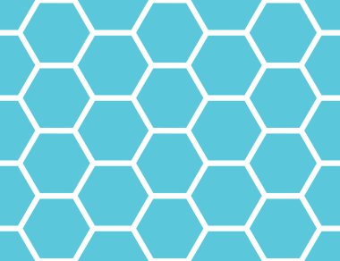 Mavi ve beyaz renklerde kusursuz geometrik desen, doku veya arkaplan vektörü.