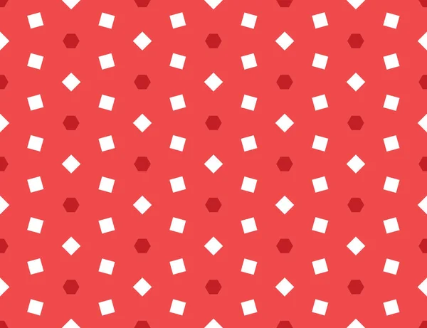 Naadloze Geometrische Patroon Textuur Achtergrond Vector Rode Witte Kleuren — Stockvector
