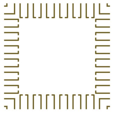 Renkli çerçeve, kahverengi arkaplan vektör tasarımı.