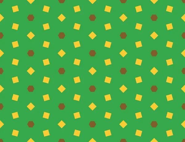 Γεωμετρικό Σχέδιο Υφή Διάνυσμα Φόντου Χωρίς Ραφή Πράσινα Κίτρινα Και — Διανυσματικό Αρχείο