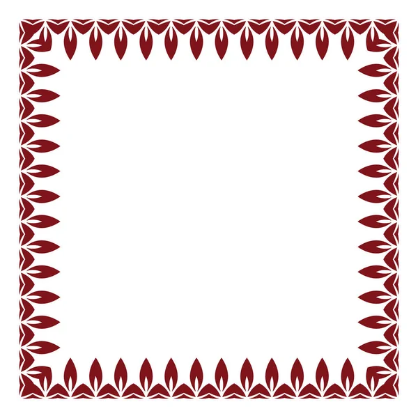 Cadre Coloré Dessin Vectoriel Arrière Plan Blanc Rouge — Image vectorielle