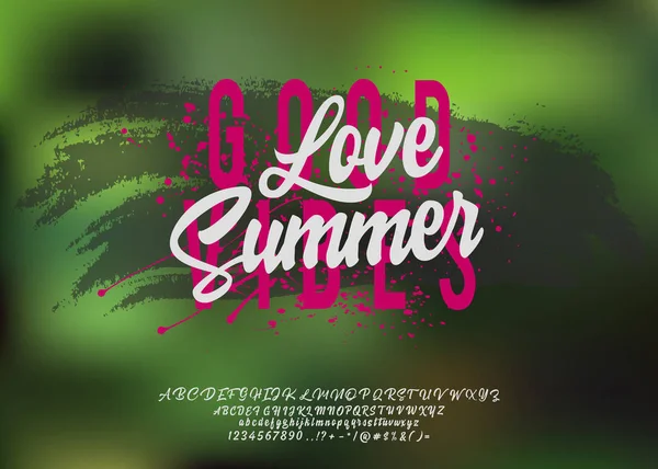 Älska sommaren. — Stock vektor