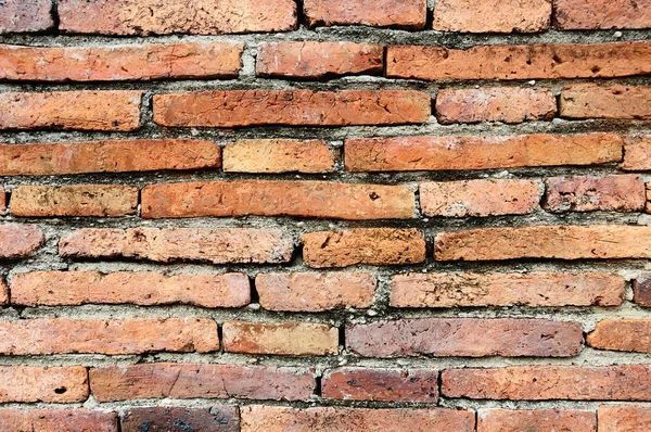 Eski turuncu tuğla duvar dokusu arka planı