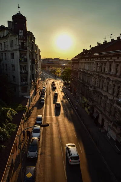 Sunset Street in Prague