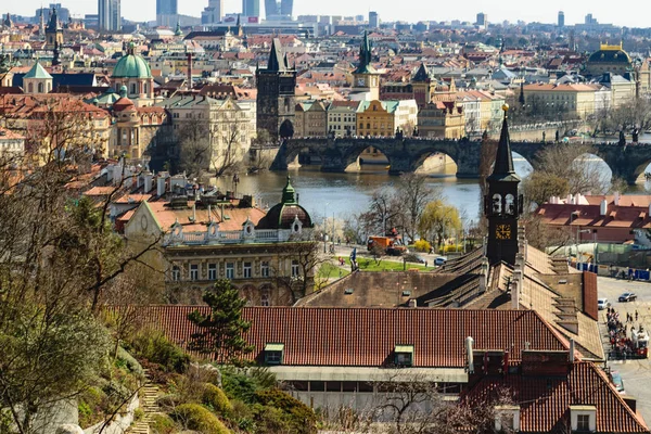 Puente Carlos Ciudad Vieja Praga — Foto de Stock