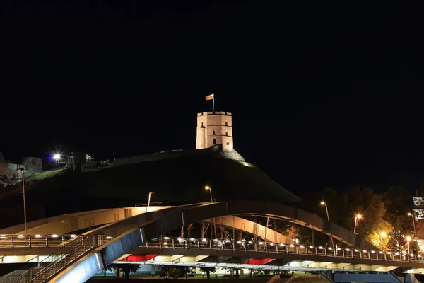 Torre Gediminas Vilnius Lituania Diciembre 2019 — Foto de Stock