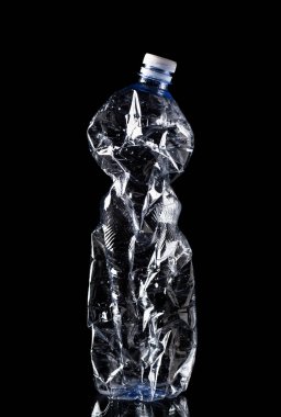 Buruşuk su şişesi