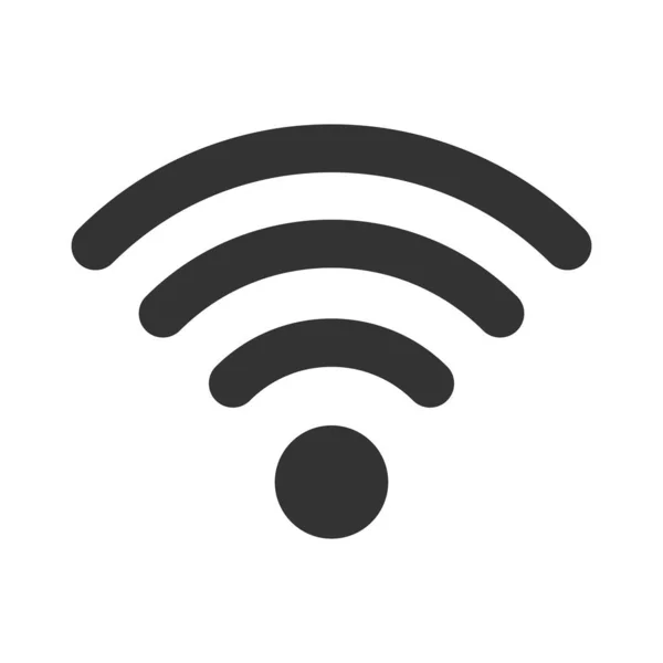 Kadın imzası. Wi-fi sembolü. Kablosuz ağ simgesi. Karı bölgesi. İşaret — Stok Vektör