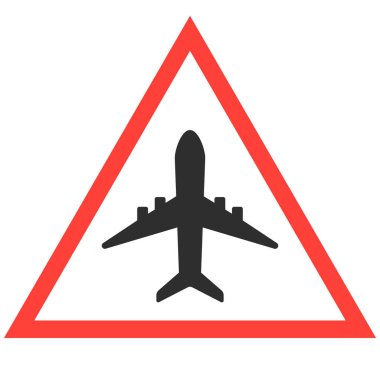 Airplane Icon in trendy flat style isolated on grey background. Plane symbol for your web site design, logo, app, UI. Vector illustration, EPS10.