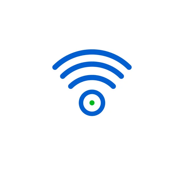 Kadın imzası. Wi-fi sembolü. Kablosuz ağ simgesi. Karı bölgesi. İşaret — Stok Vektör