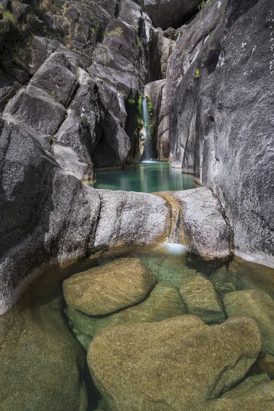 Water Pools Cascade Arato National Park Peneda Geres Turquoise Water — Stock Photo, Image