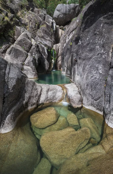 Water Pools Cascade Arato National Park Peneda Geres Turquoise Water — Stock Photo, Image