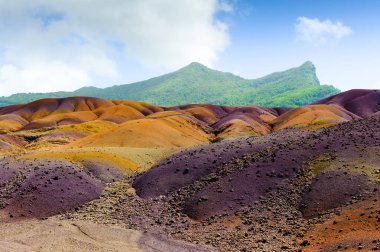 chamarel yedi renkli topraklar. Mauritius Adası