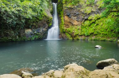 Vallee des Couleurs şelaleler. Milli Parkı Cascades. Mauritius Adası