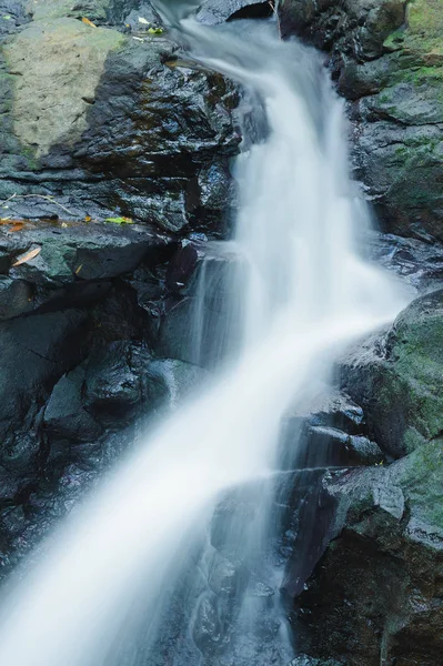 Vattenfall i Vallee des Couleurs. Nationalparken Cascades. Mauritius Island — Stockfoto