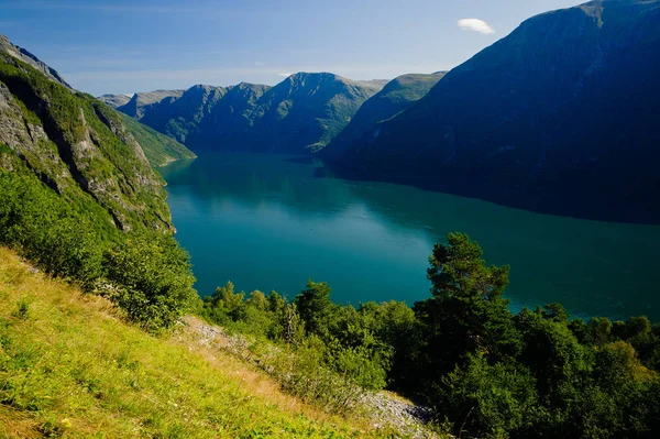 Stunning views of the fjord. The county of More og Romsdal. Norway — Stock Photo, Image