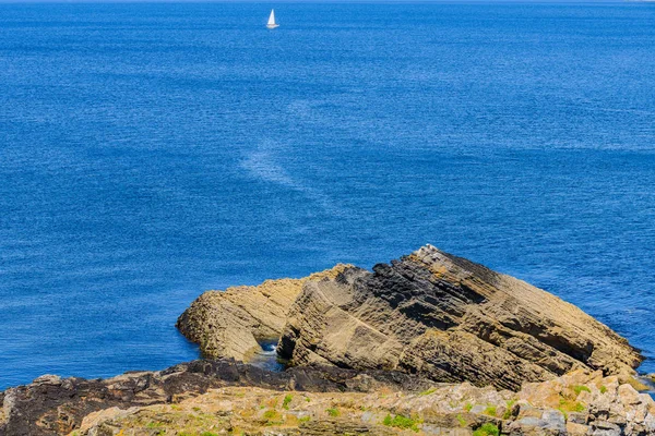 Incredibile paesaggio marino sulla penisola di Crozon. Finister. Bretagna . — Foto Stock