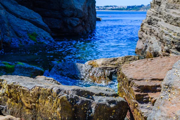 Incredibile paesaggio marino sulla penisola di Crozon. Finister. Bretagna . — Foto Stock