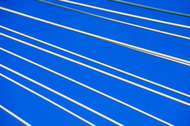 Crozon Penins 'e giden Terenez köprüsünün bazı detayları.