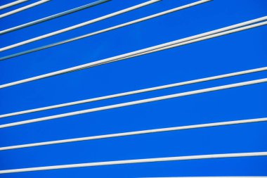 Crozon Penins 'e giden Terenez köprüsünün bazı detayları.