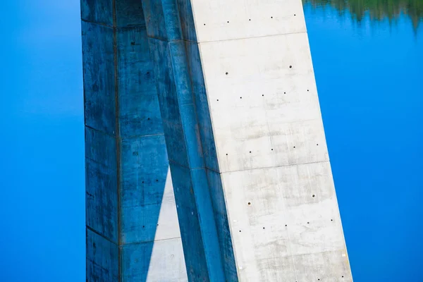 Quelques détails du magnifique pont Terenez vers les Penins de Crozon — Photo