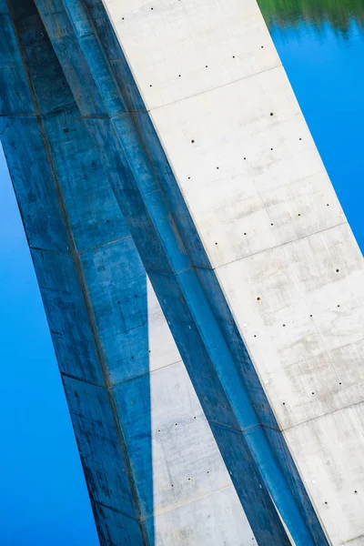 Quelques détails du magnifique pont Terenez vers les Penins de Crozon — Photo
