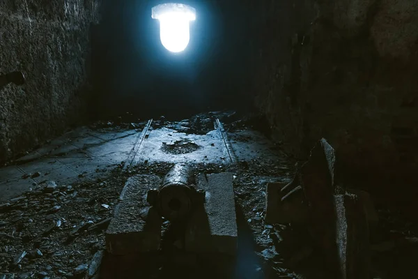 Un viejo fuerte abandonado en la península de Crozon. Vintage. Finister. B) — Foto de Stock