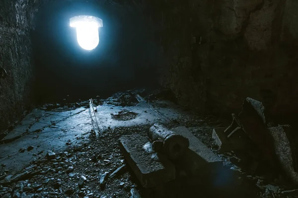 Un viejo fuerte abandonado en la península de Crozon. Vintage. Finister. B) — Foto de Stock