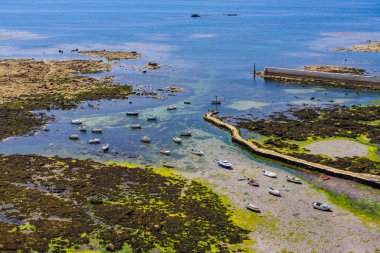 Eckmuhl deniz fenerinin tepesinden inanılmaz bir manzara.