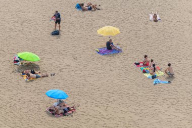 Incredible scenery of the beach of the Basque country. Northern 