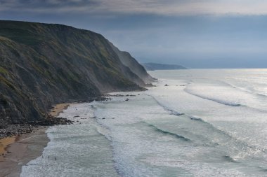 Stunning scenery of the coast of the Basque country. Northern sp