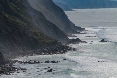 Stunning scenery of the coast of the Basque country. Northern sp